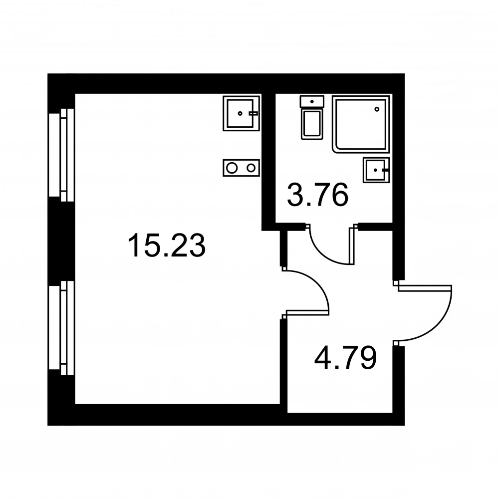 Планировка Студия